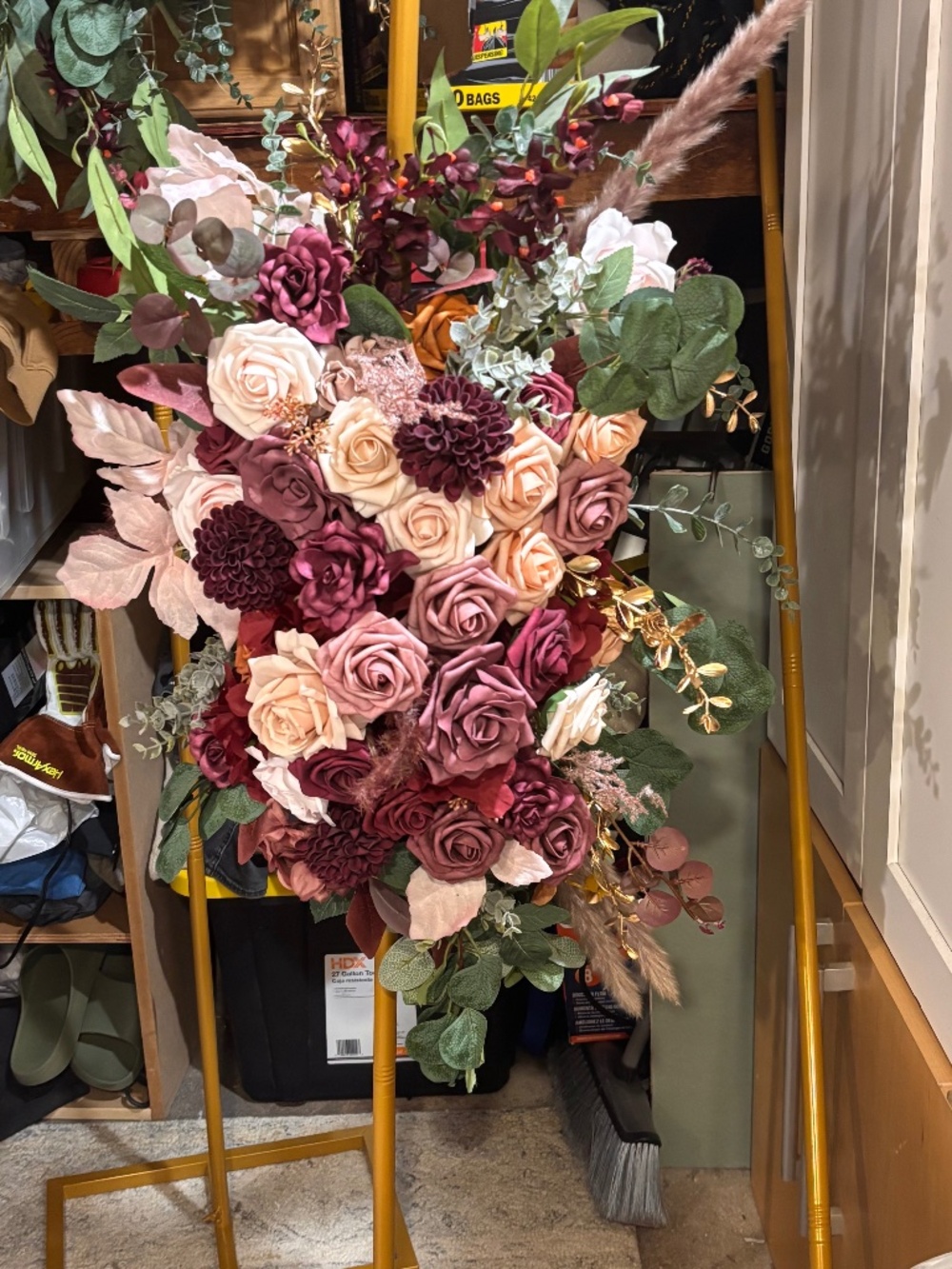 Floral arch arrangement